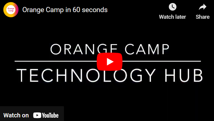 orange camo in 60 sec banner
